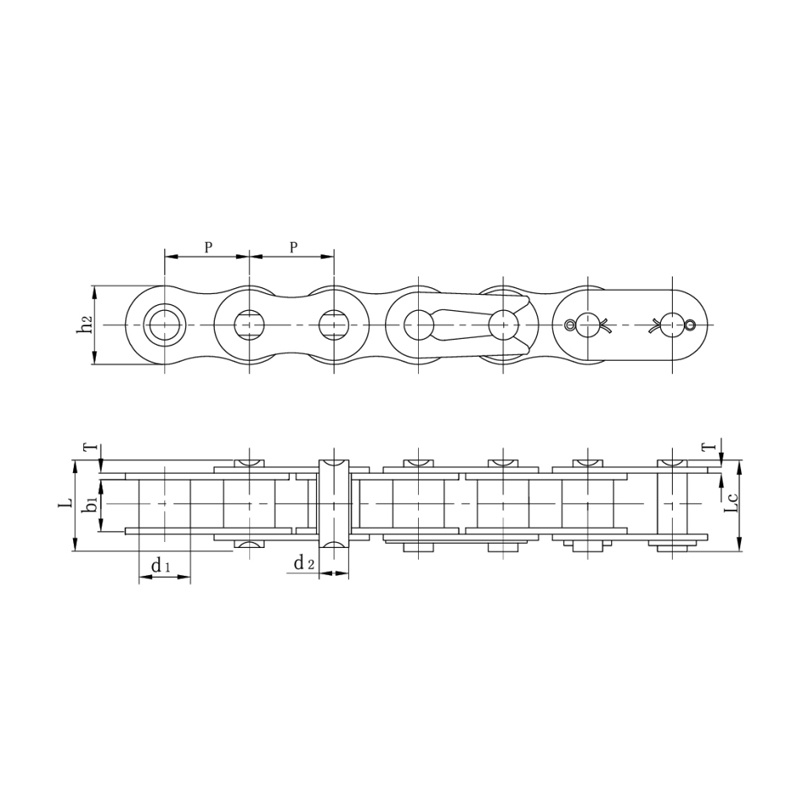 Valjkasti lanci serije za teške uvjete rada