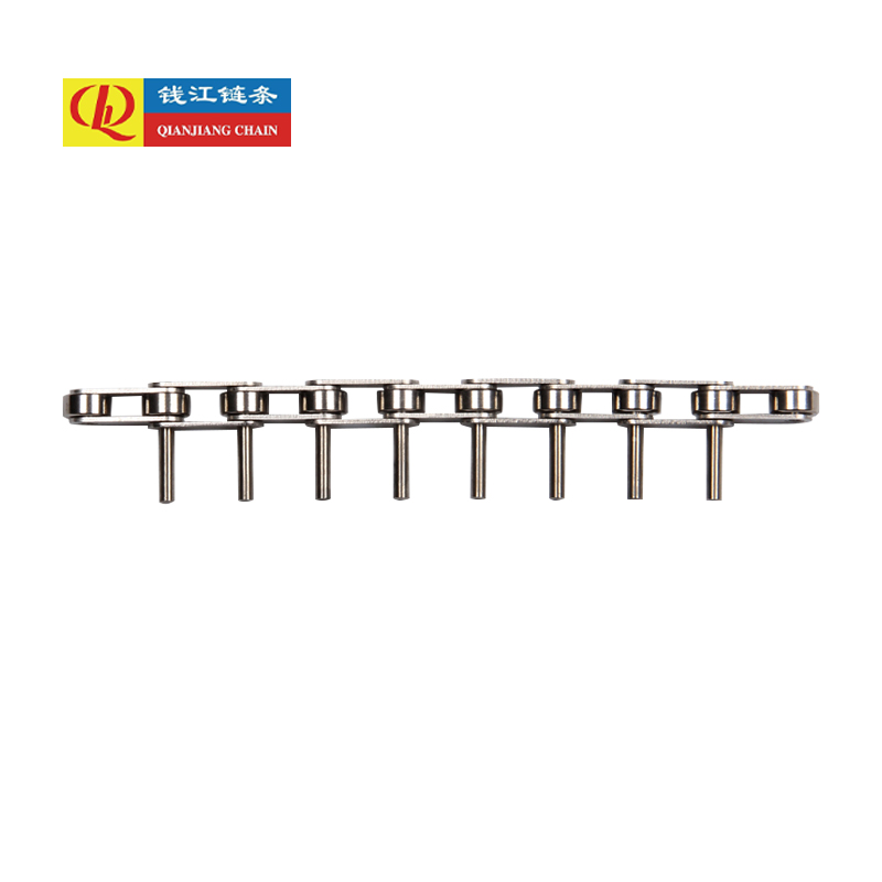 Transportni lanci s dvostrukim korakom od nehrđajućeg čelika s produženim klinovima